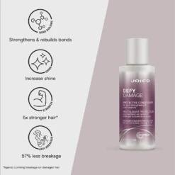 Joico TRAVEL SIZE DEFY DAMAGE PROTECTIVE CONDITIONER FOR BOND STRENGTHENING AND COLOR LONGEVITY -Cosmetics Store 2543118 alt02