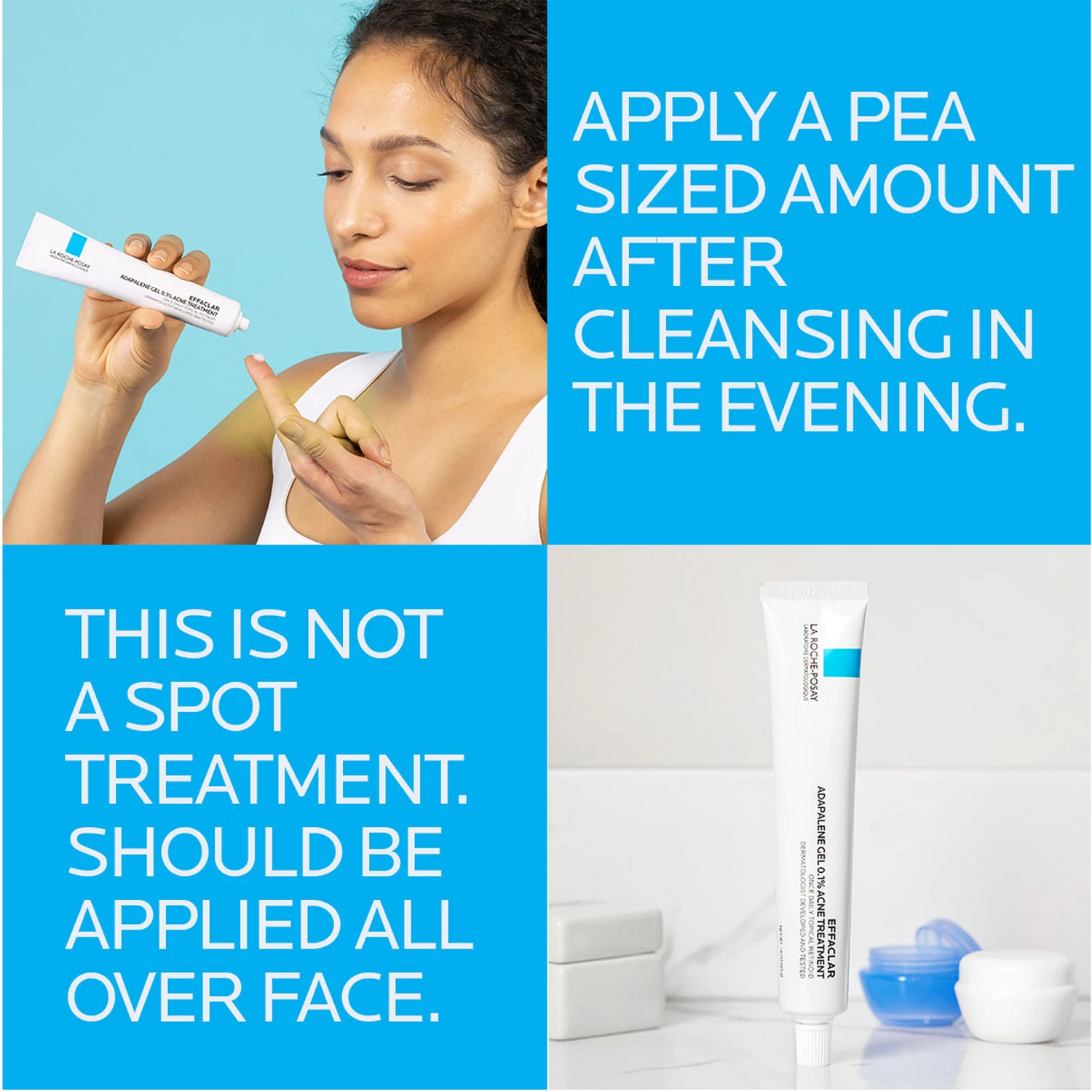 LA ROCHE-POSAY EFFACLAR ADAPALENE GEL 0.1% TOPICAL RETINOID ACNE TREATMENT 5 LA ROCHE-POSAY EFFACLAR ADAPALENE GEL 0.1% TOPICAL RETINOID ACNE TREATMENT - Image 5