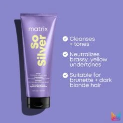 Matrix TOTAL RESULTS SO SILVER TRIPLE POWER HAIR MASK -Cosmetics Store 2550200cm alt04
