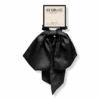 BLACK BOW SASH SCRUNCHIE