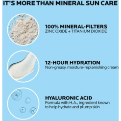 LA ROCHE-POSAY ANTHELIOS MINERAL SPF 30 FACE MOISTURIZER WITH HYALURONIC ACID -Cosmetics Store 2575538cm alt04