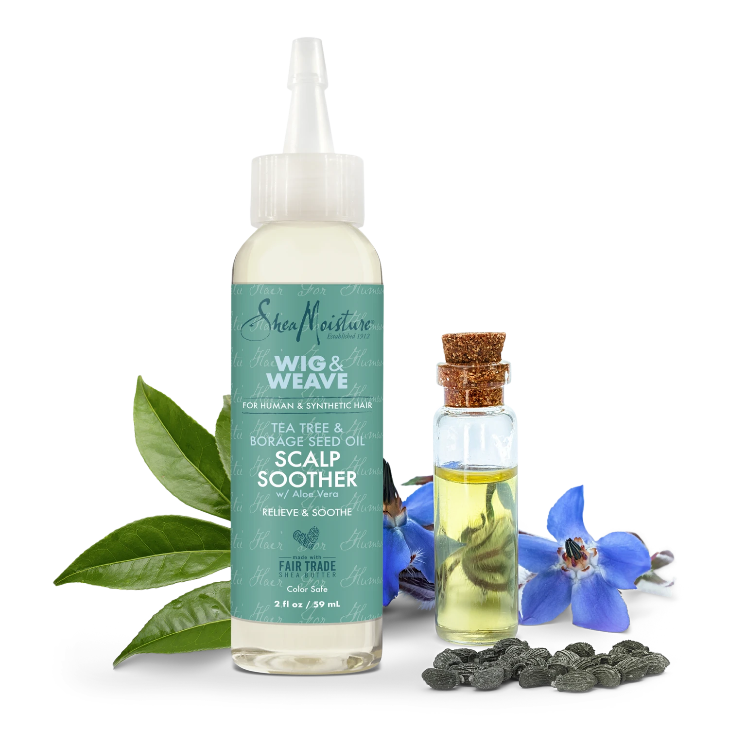 TEA TREE AND BORAGE SEED OIL SCALP SOOTHER OIL SERUM 2 TEA TREE AND BORAGE SEED OIL SCALP SOOTHER OIL SERUM - Image 2