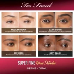 Too Faced SUPER FINE BROW DETAILER PENCIL 13 Too Faced SUPER FINE BROW DETAILER PENCIL -Cosmetics Store 2582890cm alt03