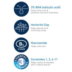 Cerave ACNE CONTROL FACE CLEANSER, 2% SALICYLIC ACID ACNE TREATMENT -Cosmetics Store 2586060cm alt03