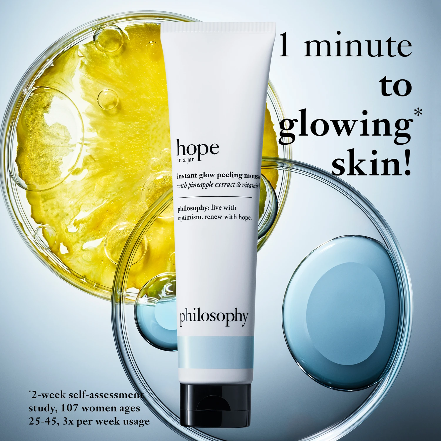 Philosophy HOPE IN A JAR INSTANT GLOW PEELING MOUSSE 4 Philosophy HOPE IN A JAR INSTANT GLOW PEELING MOUSSE - Image 4