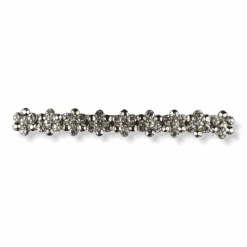 ELITE RHINESTONE FLOWER BARRETTE