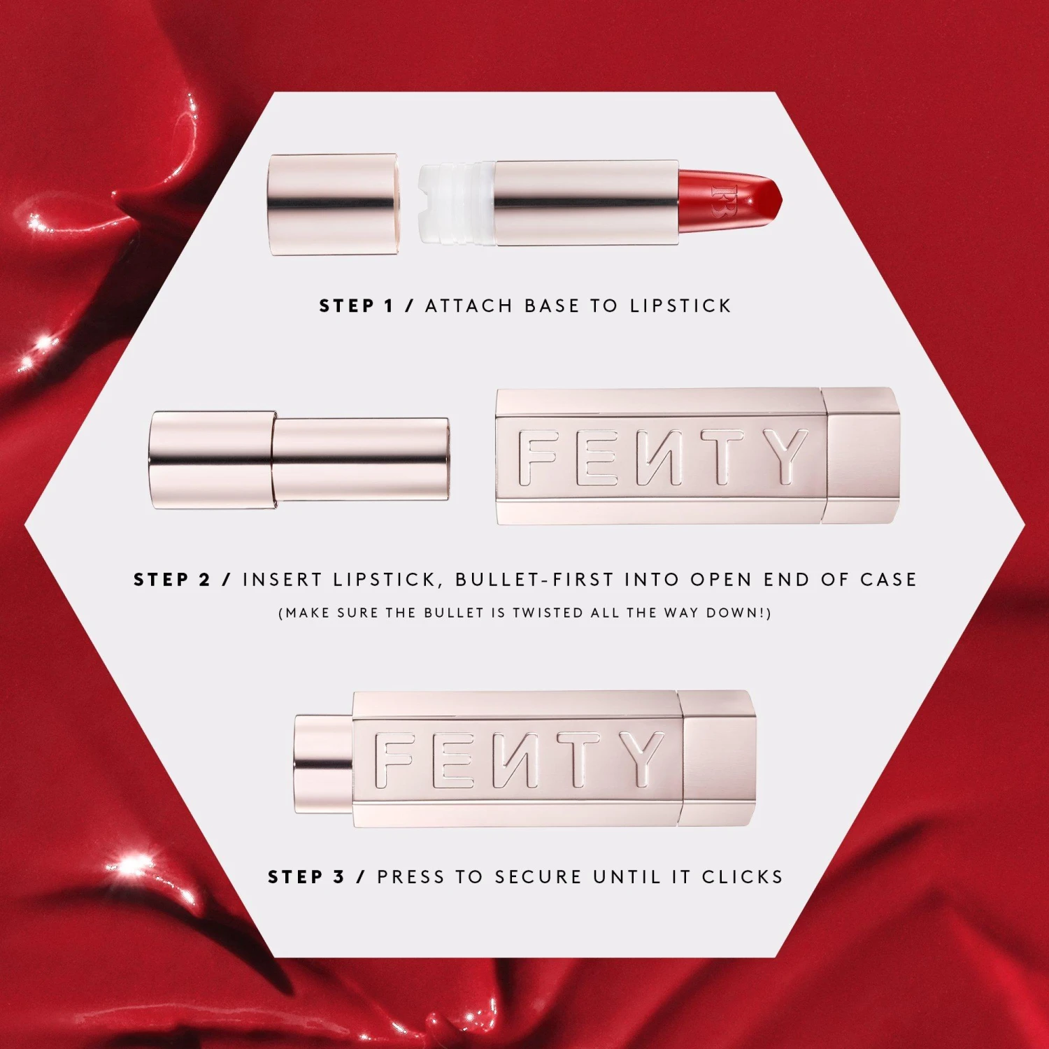 FENTY ICON SEMI-MATTE REFILLABLE LIPSTICK 4 FENTY ICON SEMI-MATTE REFILLABLE LIPSTICK - Image 4