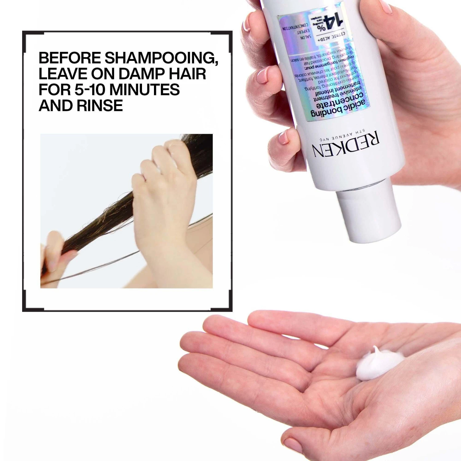 Redken TRAVEL SIZE ACIDIC BONDING CONCENTRATE INTENSIVE TREATMENT MASK FOR DAMAGED HAIR 2 Redken TRAVEL SIZE ACIDIC BONDING CONCENTRATE INTENSIVE TREATMENT MASK FOR DAMAGED HAIR - Image 2