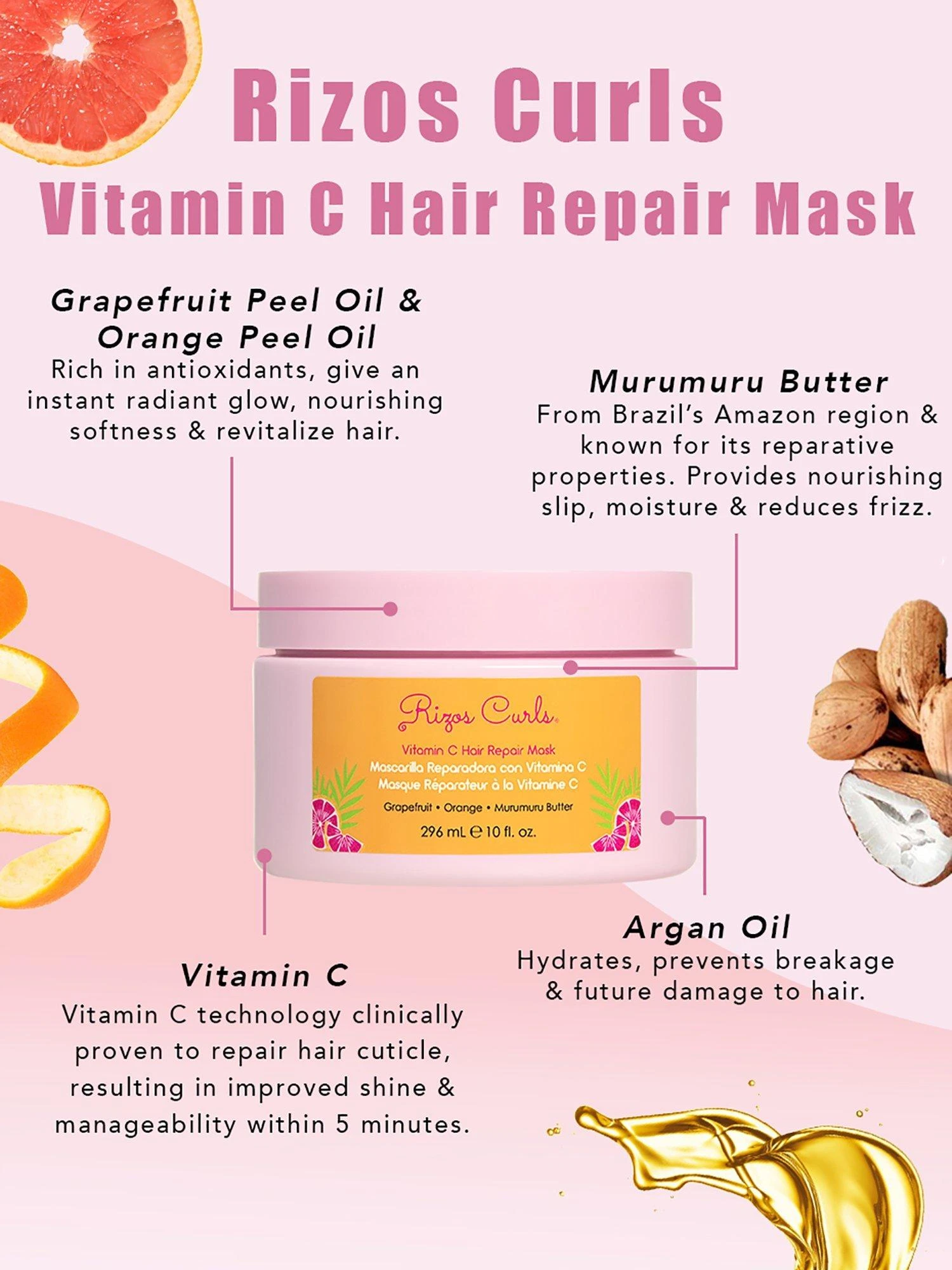VITAMIN C HAIR REPAIR MASK 6 VITAMIN C HAIR REPAIR MASK - Image 6