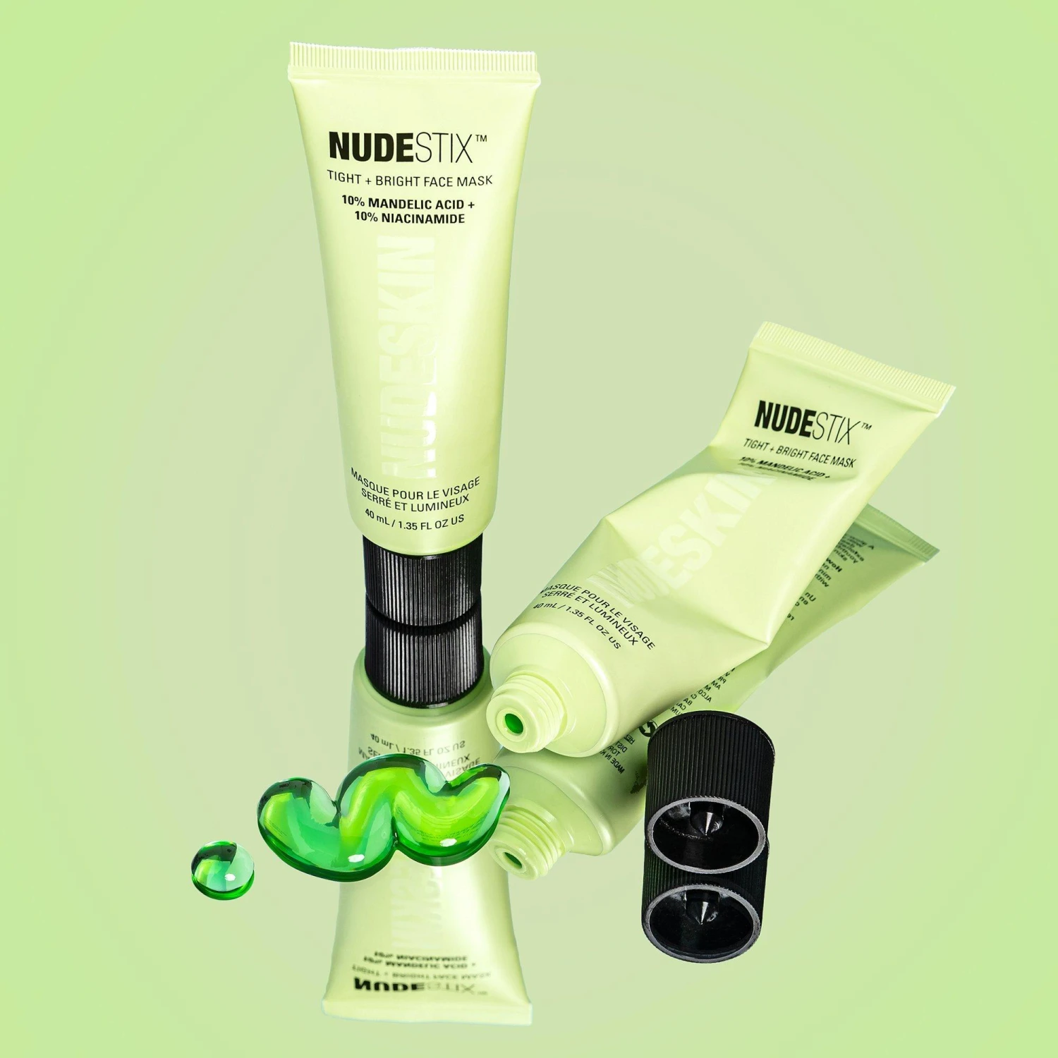 Nudestix NUDESKIN TIGHT + BRIGHT FACE MASK 2 Nudestix NUDESKIN TIGHT + BRIGHT FACE MASK - Image 2