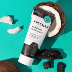 EXFOLIATING CHARCOAL & COCONUT FACIAL SCRUB MASK -Cosmetics Store 2597517cm alt02