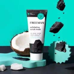 EXFOLIATING CHARCOAL & COCONUT FACIAL SCRUB MASK -Cosmetics Store 2597517cm alt03