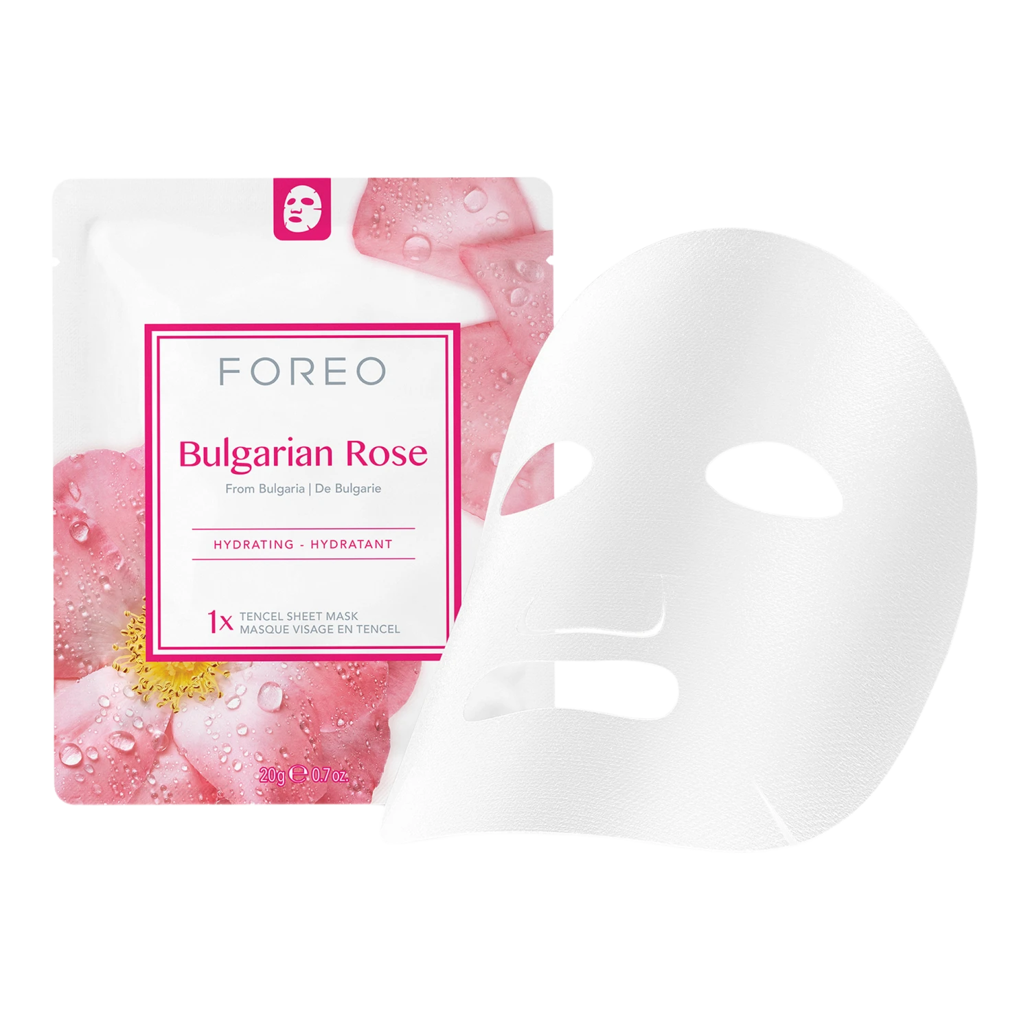 FOREO BULGARIAN ROSE FARM TO FACE SHEET MASK 2 FOREO BULGARIAN ROSE FARM TO FACE SHEET MASK - Image 2