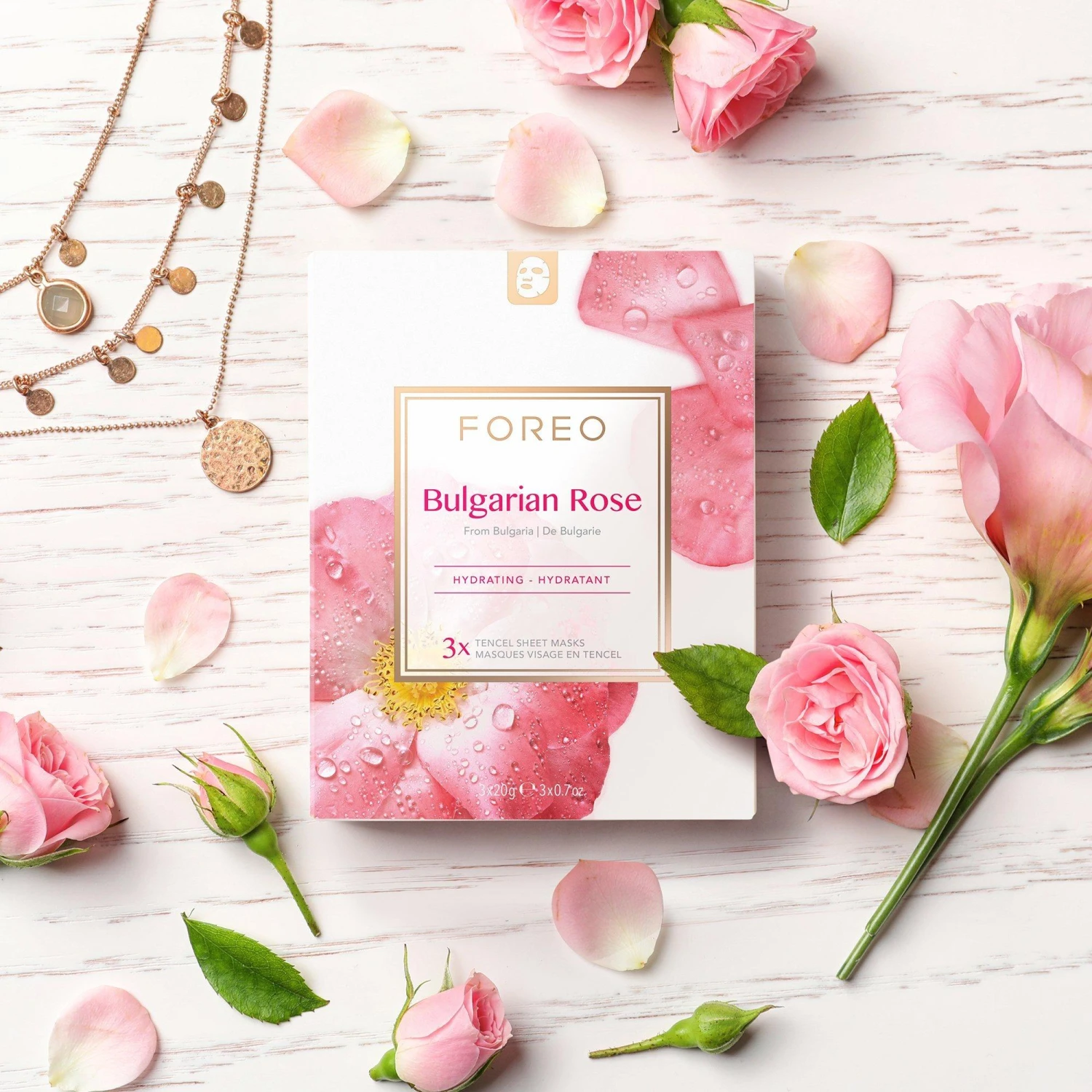 FOREO BULGARIAN ROSE FARM TO FACE SHEET MASK 5 FOREO BULGARIAN ROSE FARM TO FACE SHEET MASK - Image 5